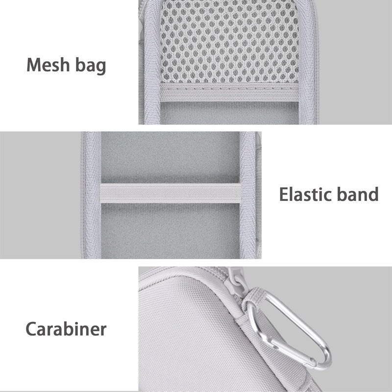 Baval Hard Carrying Travel Case for PLAUD Note/Note Pro AI Voice Recorder,Compatible with Digital Recorder and Magnetic Protective Case(White) - Image 4